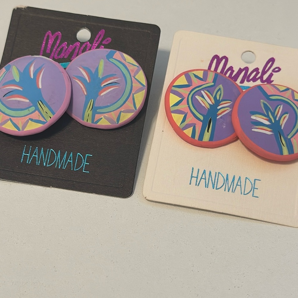 🎉 2 New Pairs Hawaiian Stud Earrings 🎉